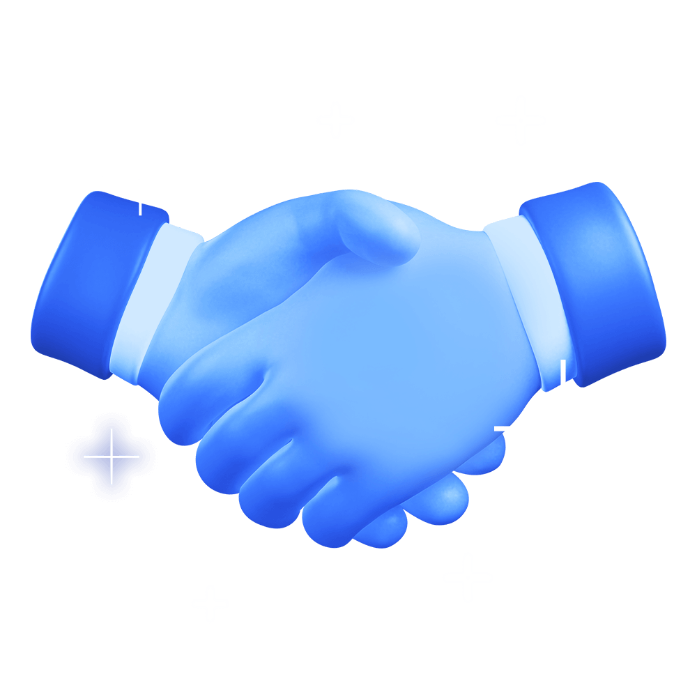 3D Icon of Handshake