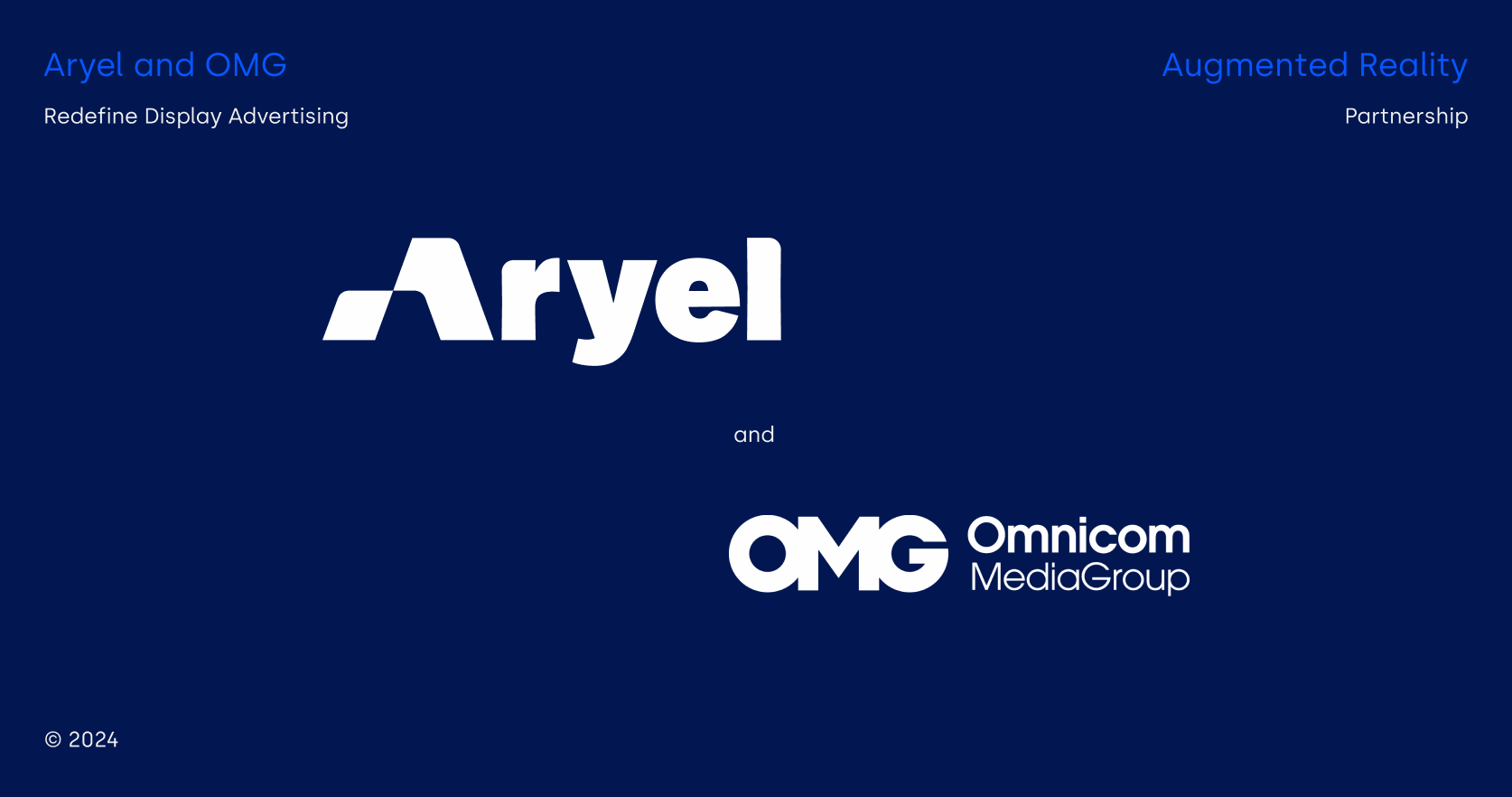 Aryel and OMG join forces to redefine Display Advertising with Augmented Reality